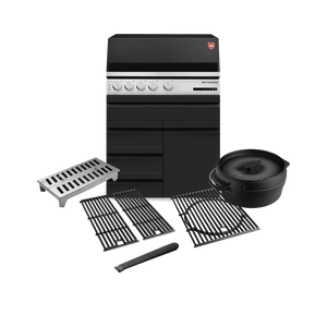 Otto Wilde „Slow Griller“-Set mit Gasgrill G32 Connected, 3 Schubladen + 1 Tür, Bundle