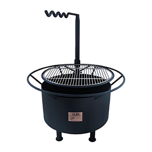 Joe´s Barbeque Campfire (inkl. Grillrost u. Schwenkarm), Grillrost aus Edelstahl, für 1 - 15 Personen