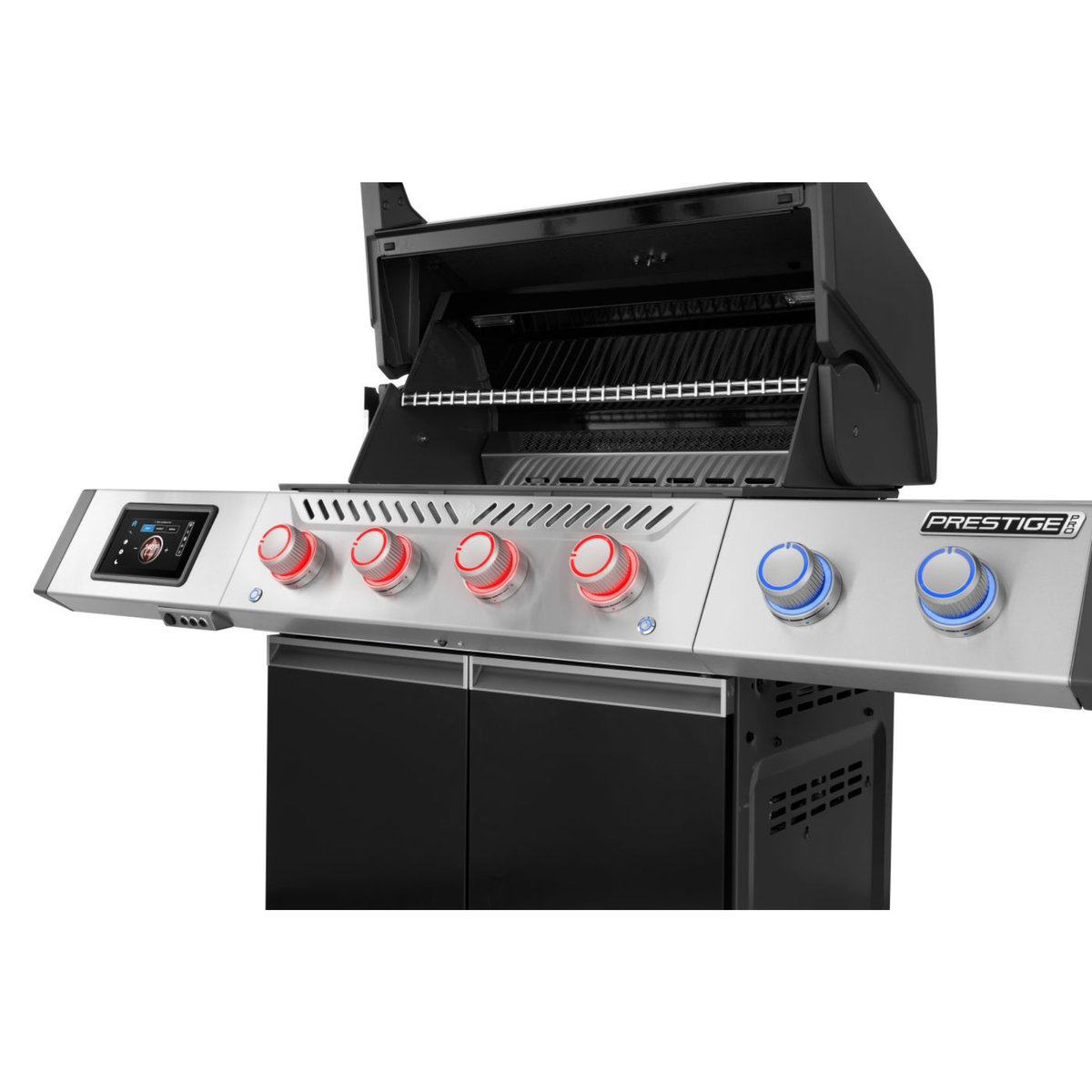 Napoleon Prestige PRO™ 500, Connected, Schwarz, inkl. Drehspieß, Grillrost aus Edelstahl, für 1 - 12, Detailansicht 3