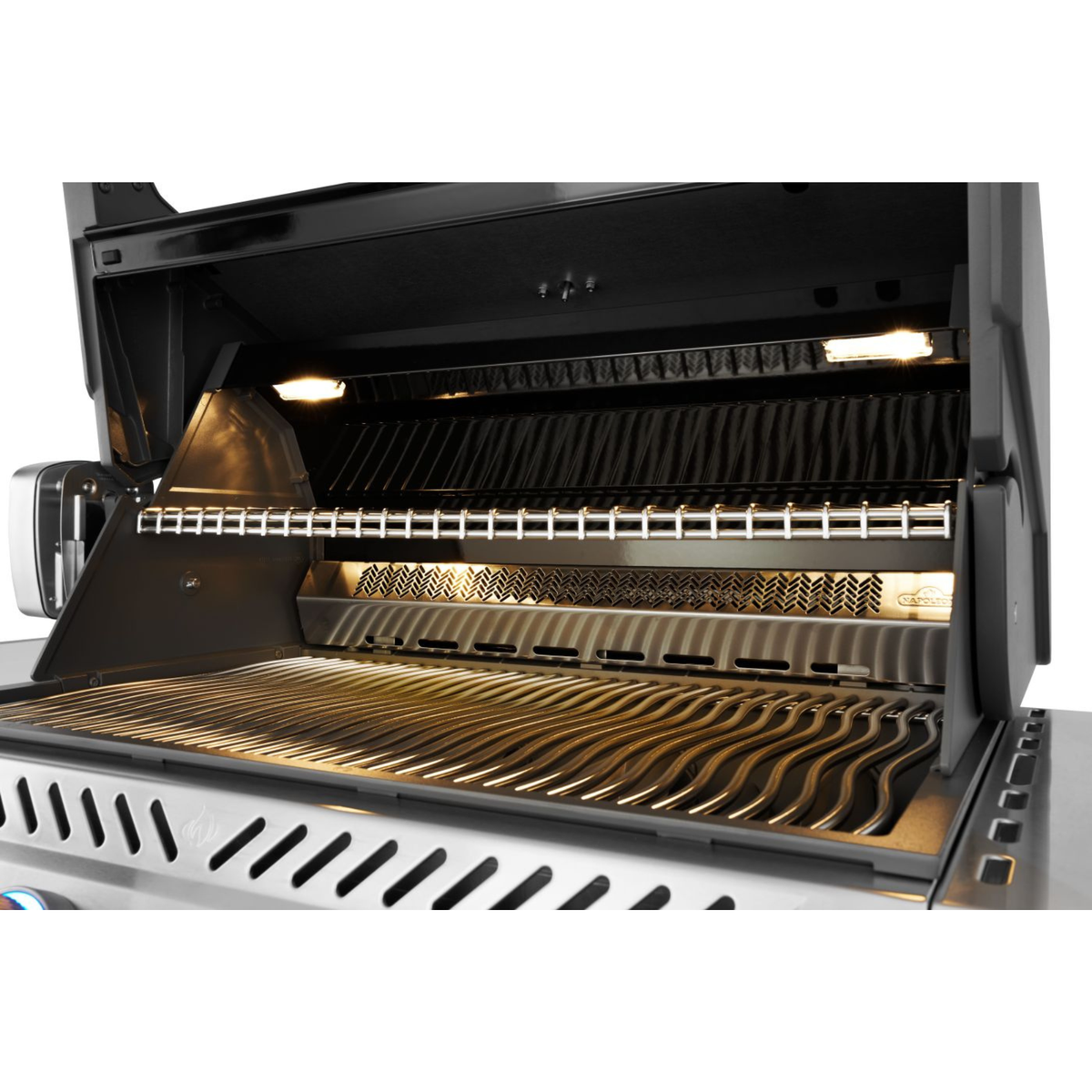 Napoleon Prestige PRO™ 500, Connected, Schwarz, inkl. Drehspieß, Grillrost aus Edelstahl, für 1 - 12, Detailansicht 5