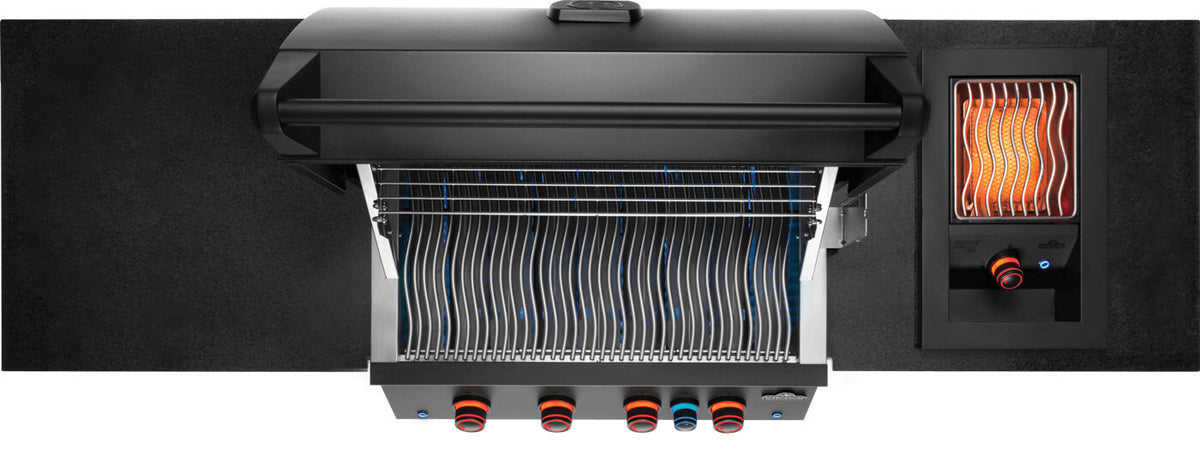 Napoleon OASIS 105 Outdoor-Küche mit 32-Zoll-Einbaugrill der 700er-Serie 2024, Außenküche, Detailansicht 1
