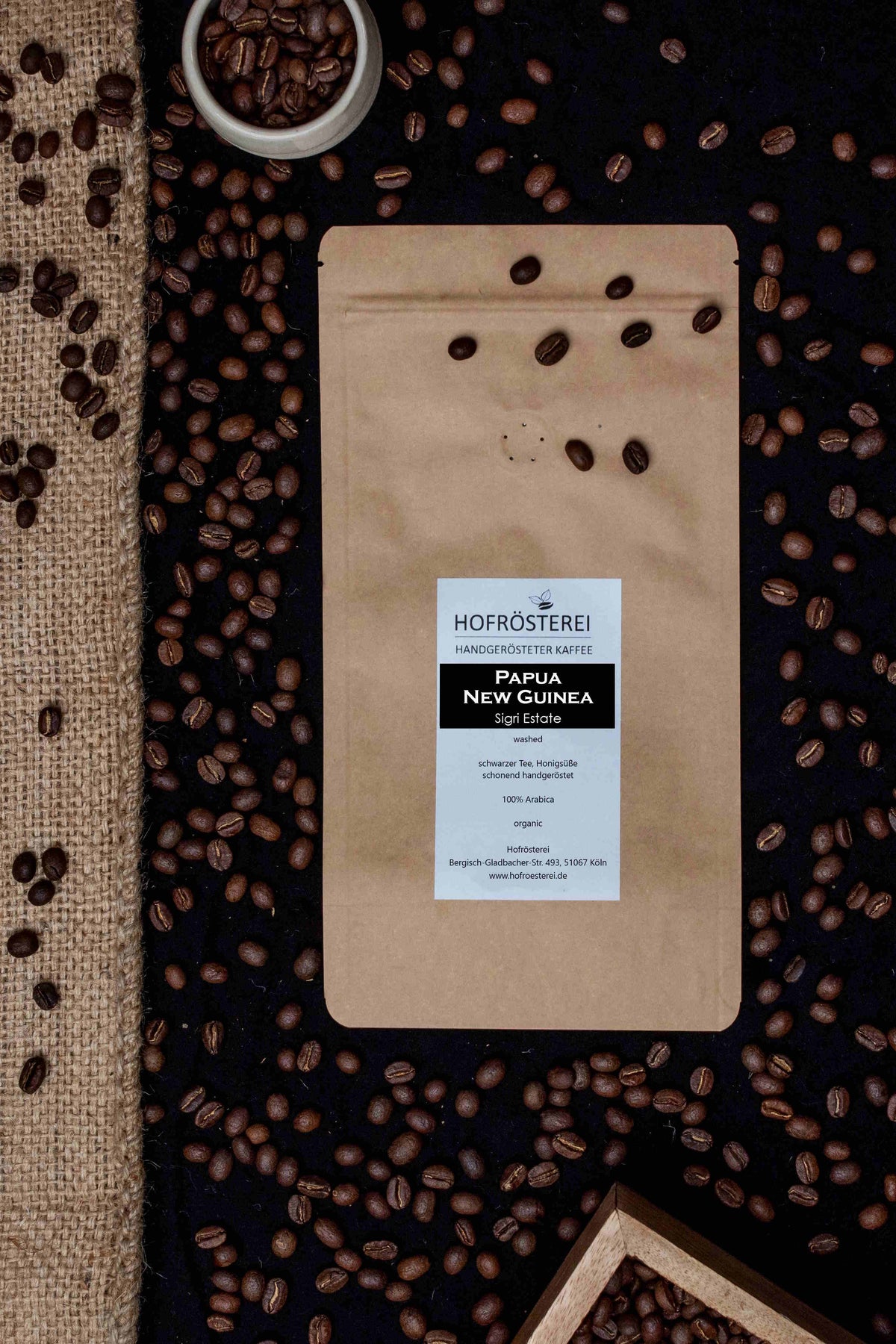 Hofrösterei Kaffeebohnen Papua Neu Guinea - Sigri Estate 500g, Kaffee & Espresso