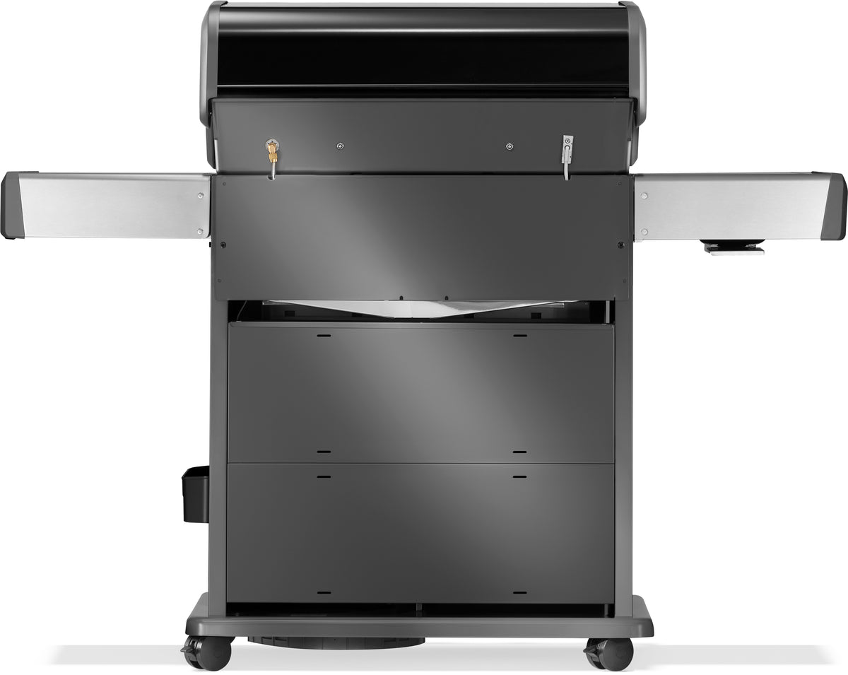 Napoleon Rogue PRO-S 525 mit Gußrosten, Schwarz, Grillrost aus Gusseisen, für 1 - 14 Personen, Detailansicht 5