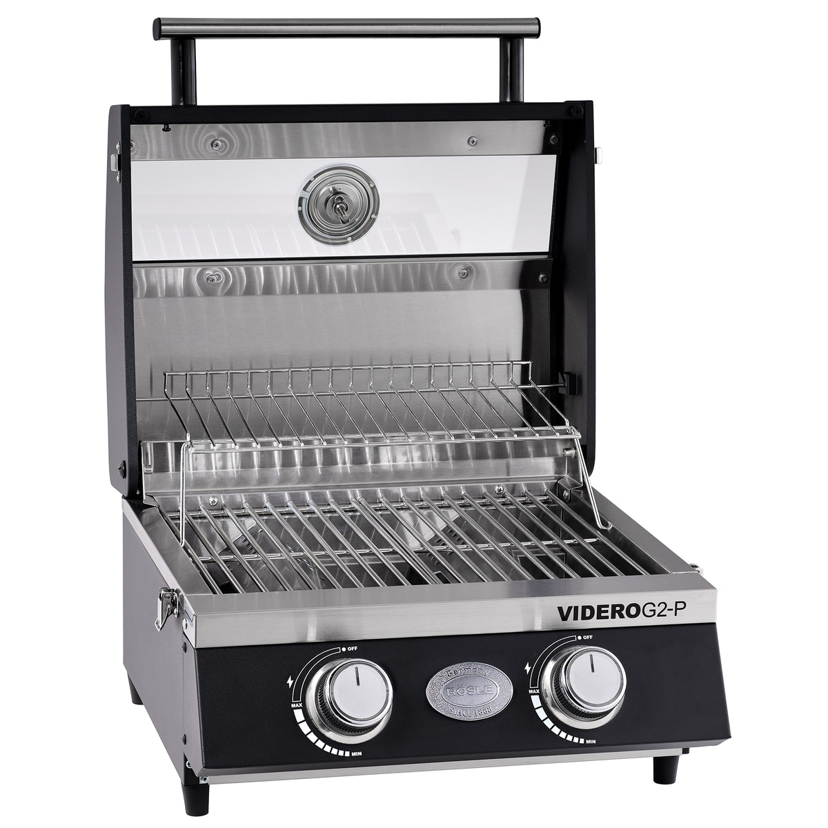 Rösle BBQ-Portable VIDERO G2-P 30mbar, Grillrost aus Gusseisen, für 1 - 3 Personen, Detailansicht 1