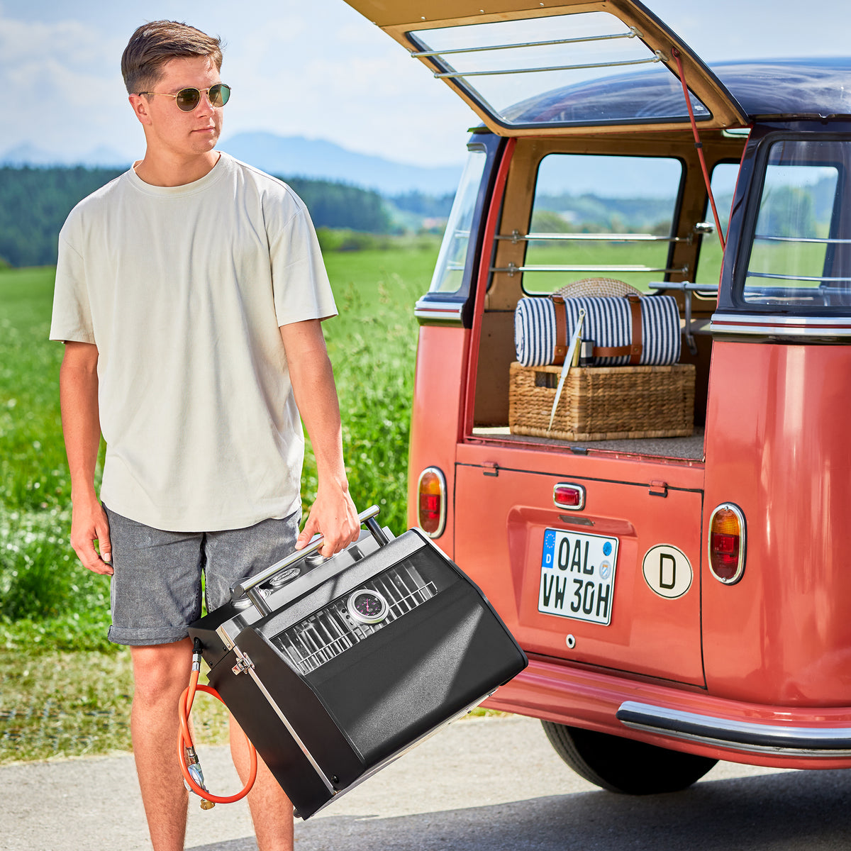 Rösle BBQ-Portable VIDERO G2-P 50 mbar, Grillrost aus Gusseisen, für 1 - 3 Personen, Detailansicht 10