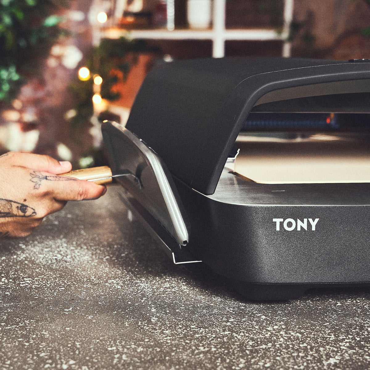Burnhard Hitzeschild für TONY Gas-Pizzaofen, Grillzubehör, Detailansicht 5