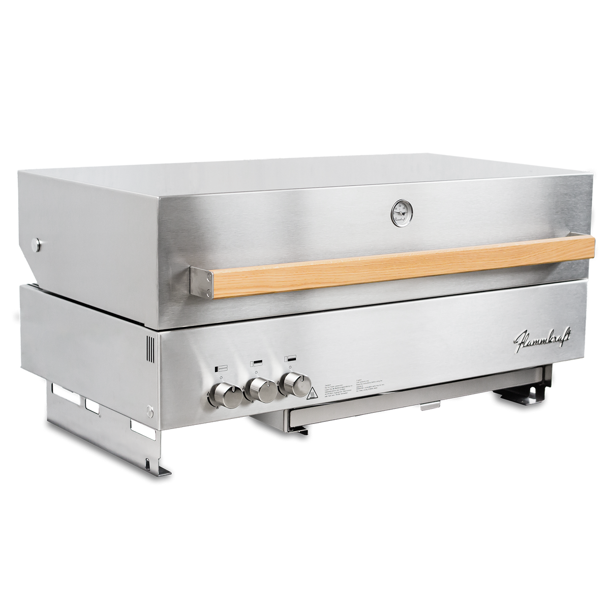 Flammkraft Block D (Gen. 5) Built-In, Grillrost aus Edelstahlguss, für 1 - 15 Personen