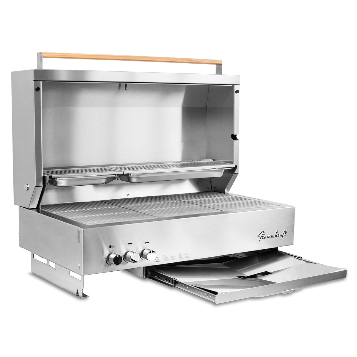 Flammkraft Block D (Gen. 5) Built-In, Grillrost aus Edelstahlguss, für 1 - 15 Personen, Detailansicht 1