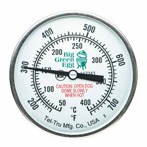 Big Green Egg Tel-Tru Deckelthermometer, Large, XL, 2XL, Detailansicht 1