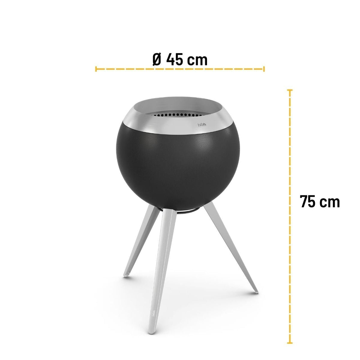 Höfats MOON 45 Feuerschale mit hohem Fuß, Detailansicht 8