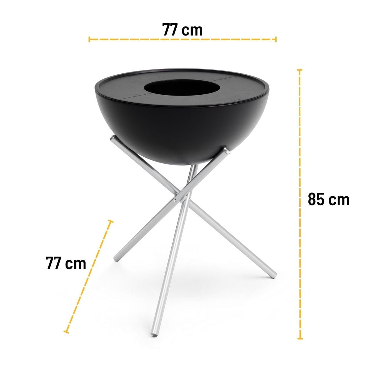 Höfats Plancha-Grillset hoch, BOWL 70, Grillzubehör