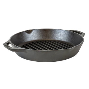 Lodge Grill-Gusspfanne mit Loop Griffen, rund - 30cm, Grillzubehör