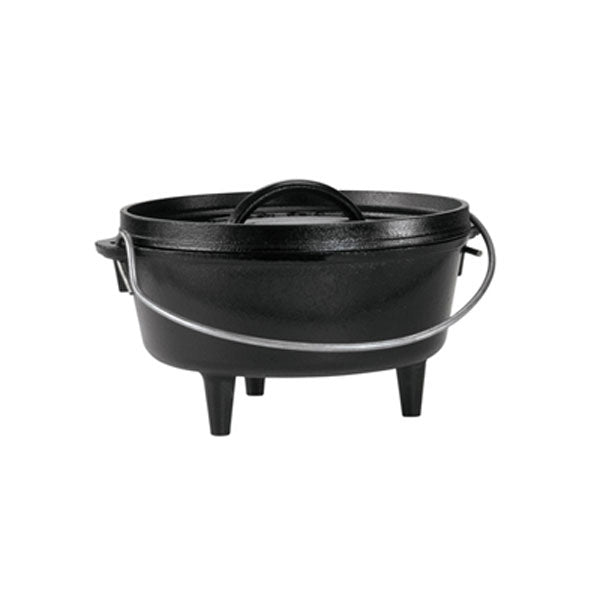 Lodge Camp Dutch Oven (flach), mit Füßen 20cm