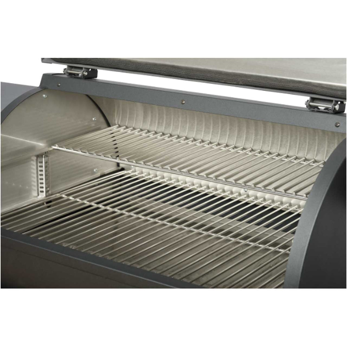 Moesta Sheriff Pelletgrill mit Ablagebrett Bambus, für 1 - 15 Personen, Detailansicht 2