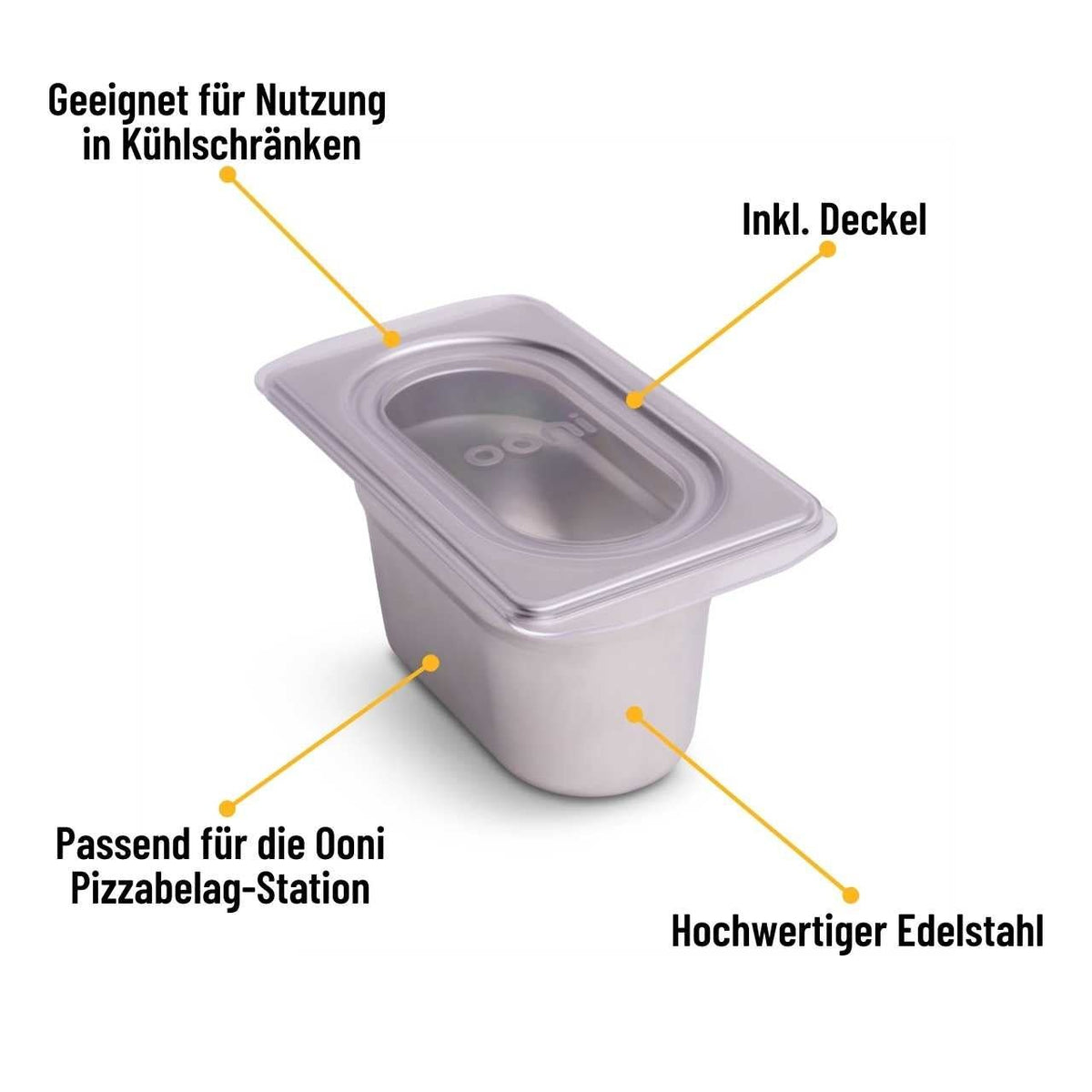 USPs Ooni Pizzabelag-Container - klein UU-P0D300