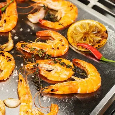 teppanyaki Garnelen