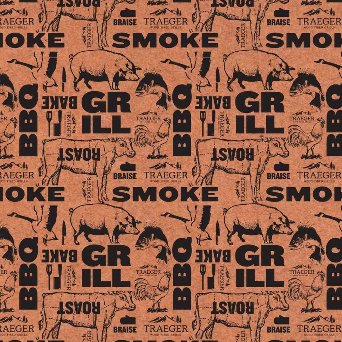 Traeger x Oren Pink Butcher Paper, Grillzubehör, Detailansicht 4