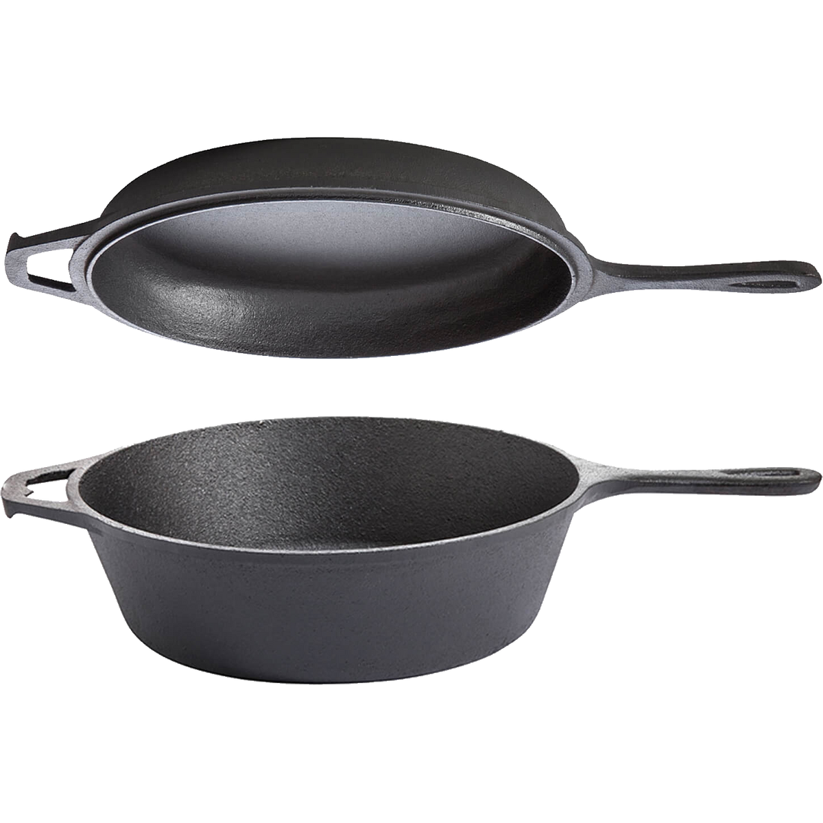 ALL'GRILL ALL’GRILL Gusseisen Topf & Pfanne 2in1, Ø 26 cm, Grillzubehör