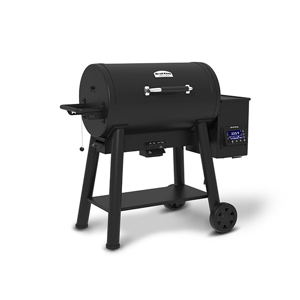 Seitliche Ansicht Broil King Crown Pellet Smoker 500