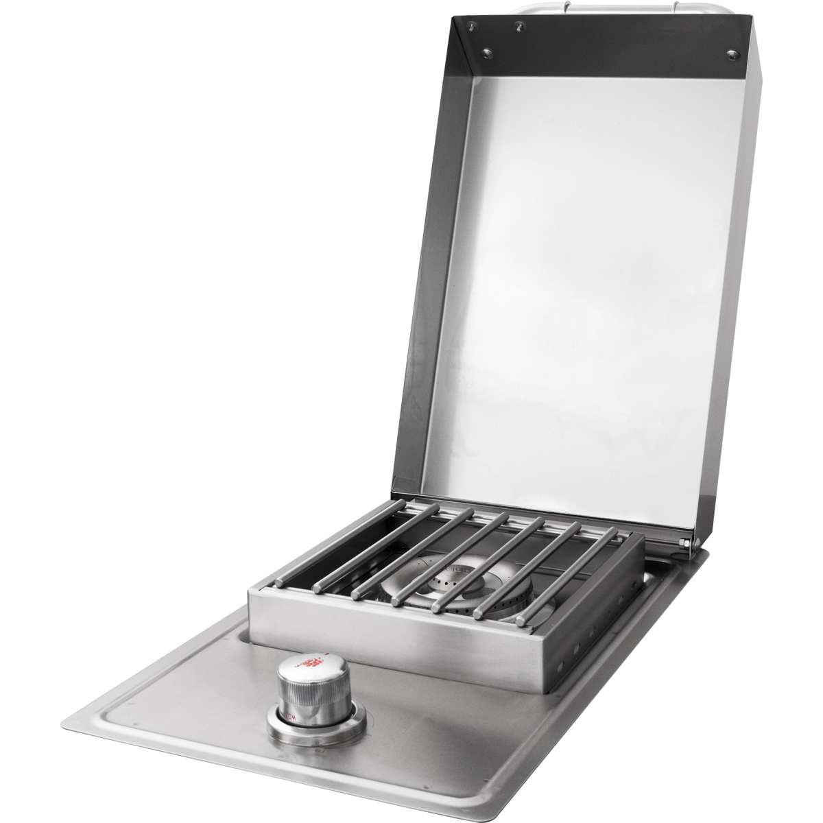 Bull Seitenbrenner Single Built-In, Grillrost aus Edelstahl, Detailansicht 4