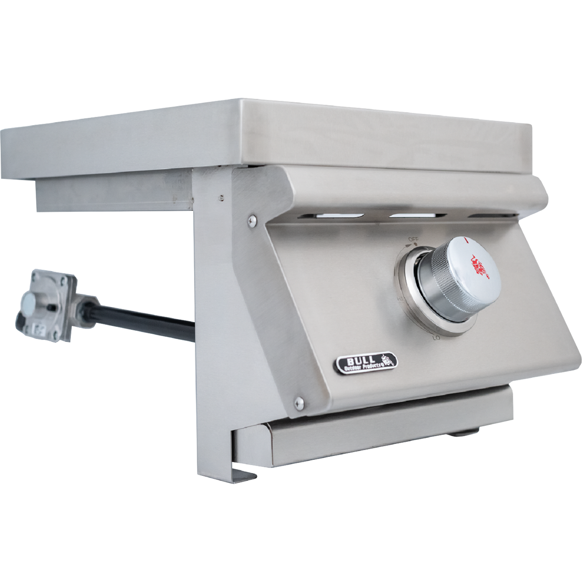 Bull Seitenbrenner Pro mit drehbarem Rost Built-In, Grillrost aus Edelstahl, Detailansicht 3