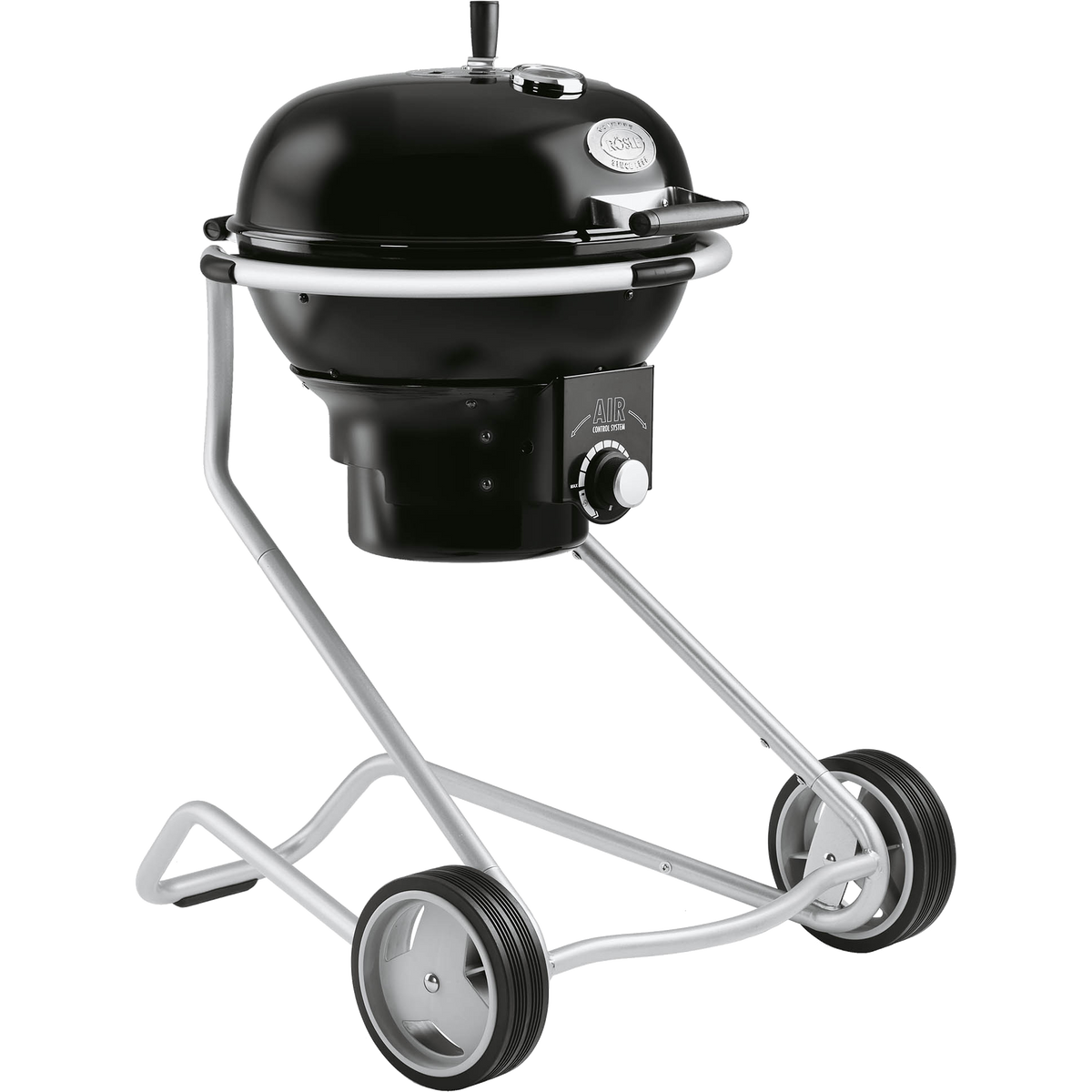 Rösle Holzkohle-Kugelgrill No.1 F50 AIR schwarz (Ø 50 cm), für 1 - 8 Personen
